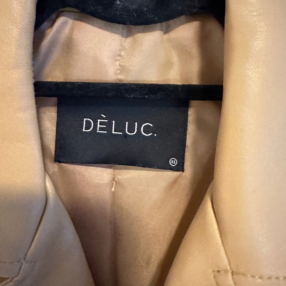 Yellow leather jacket - Picture 2 of 3